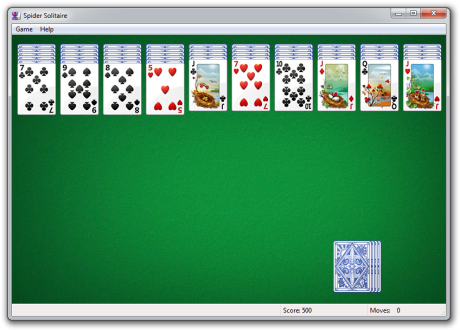 microsoft spider solitaire 4 suits